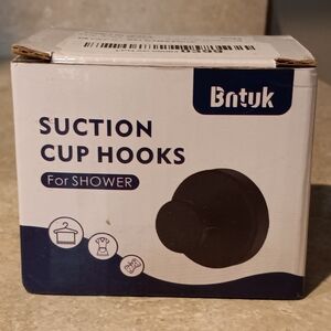 Black Bath Accessories Suction Cup Hooks by tuk 2 In The Box